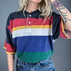 Vintage American Eagle Outfitters Colorblock Polo